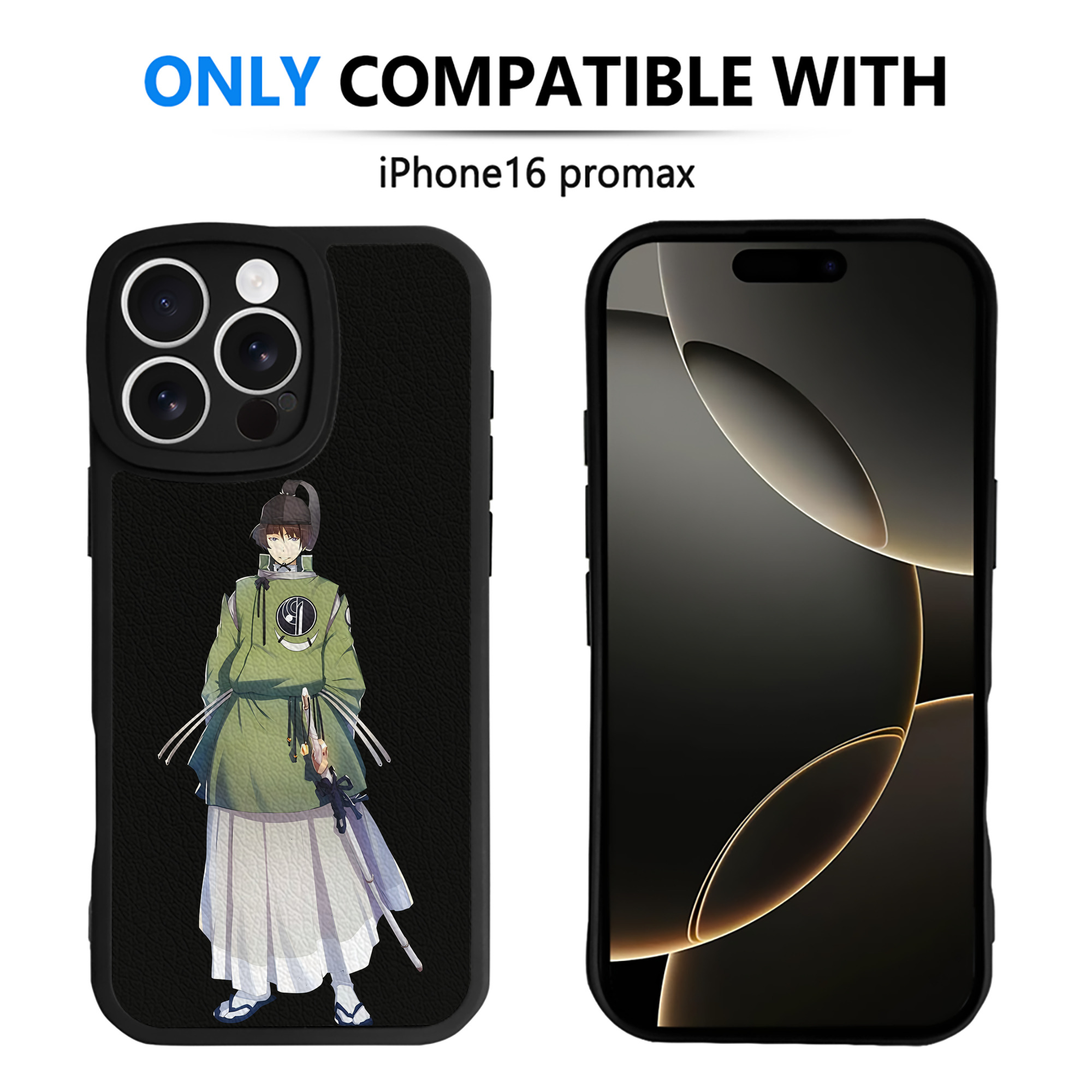 （画像用） 刀剣乱舞 Touken Ranbu 【iPhone 16シリーズ対応】シリコンスマホケース（レザー調） 材質：シリコン